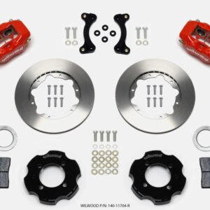 Wilwood Forged Dynalite Front Hat Kit 11.00in Red 95-05 Miata