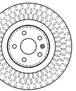 StopTech Drilled & Slotted Right Sport Brake Rotor for 2009 Cadillac CTS-V