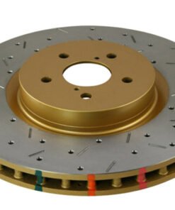 DBA 04-12 Subaru STi/2017 BRZ w/Perf. Pkg. 10 Stud Hole Front Drilled & Slotted 4000 Series Rotor