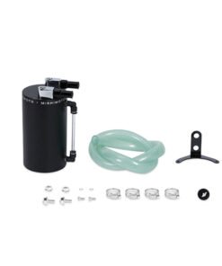 Mishimoto Large Aluminum Oil Catch Can - Wrinkle Black