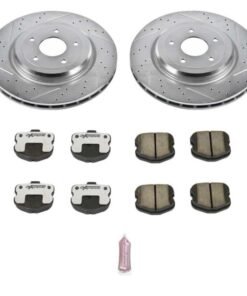 Power Stop 06-13 Chevrolet Corvette Rear Z26 Street Warrior Brake Kit