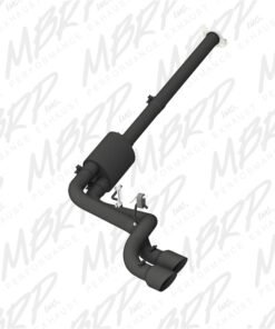 MBRP 09-14 Ford F150 Pre-Axle 4.5in OD Tips Dual Outlet 3in Black Coated Cat Back Exhaust