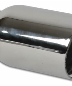 Vibrant 4in Round SS Exhaust Tip (Double Wall Angle Cut Beveled Outlet)