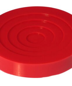 Prothane Universal Jack Pad 5in Diameter Model - Red