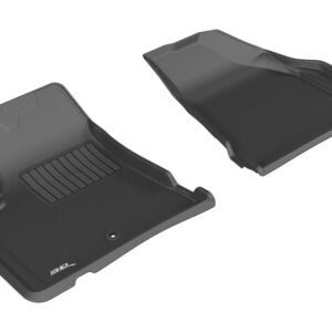 3D MAXpider 2008-2017 Buick/Chevrolet/GMC Enclave/Traverse/Acadia Kagu 1st Row Floormat - Black