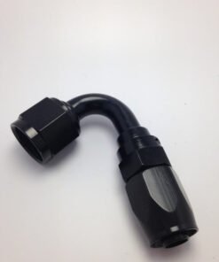 Fragola -16AN x 120 Degree Pro-Flow Hose End - Black