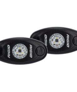 Rigid Industries 482033 A-Series Low Power Cool White LED Rock Lights - Pair