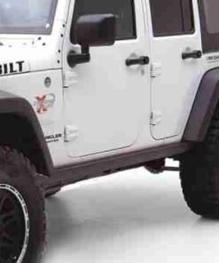 Smittybilt Classic Side Protection for Jeep Wrangler Unlimited JK - Black - 76636
