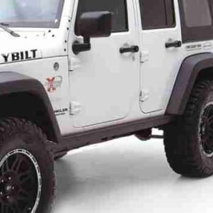 Smittybilt Classic Side Protection for Jeep Wrangler Unlimited JK - Black - 76636