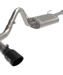 aFe 16-22 Toyota Tacoma Apollo GT Series 2.5in. - 3in. 409 SS Cat-Back Exhaust System w/ Black Tip