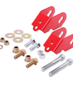BMR Suspension 15-18 Ford Mustang S550 Rear Camber Adjustment Lockout Kit - Red