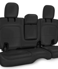 PRP 2018+ Jeep Wrangler JLU/4 door Rear Bench Cover with Leather Interior - All Black