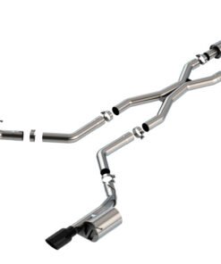 Borla 2021+ Dodge Durango SRT Hellcat 6.2L V8 AWD S-Type Cat-Back Exhaust System - Black Chrome Tips