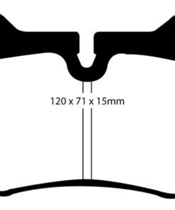 EBC 03-04 Infiniti G35 3.5 (Manual) (Brembo) Bluestuff Front Brake Pads