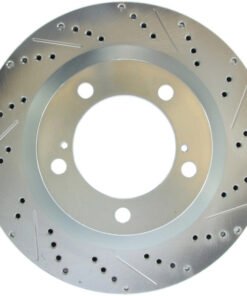StopTech Select Sport 07-17 Toyota Tundra Sport Slotted & Drilled Front Left Rotor