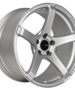 Enkei Kojin 17x8 35mm Offset 5x114.3 Bolt Pattern 72.6mm Bore Dia Matte Silver Wheel