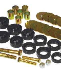 Prothane 67-81 Chevy Camaro Body Mount Kit w/ Hardware - Black