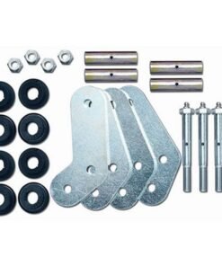 Rubicon Express 5" Rear Greaseable Boomerang Shackle Kit for 1987-1995 Jeep Wrangler YJ