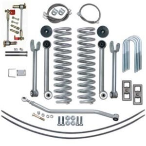 Rubicon Express 4.5" Super-Flex Short Arm Lift Kit with Rear Add-A-Leaf Springs - No Shocks for 1984-2001 Jeep Cherokee XJ