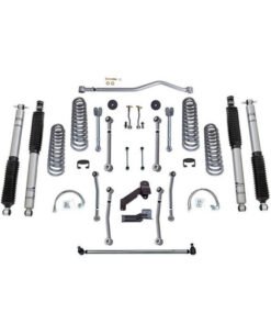 Rubicon Express 4.5" Super-Flex Suspension Lift Kit with Mono Tube Shocks for 2007-2017 Jeep Wrangler Unlimited JK