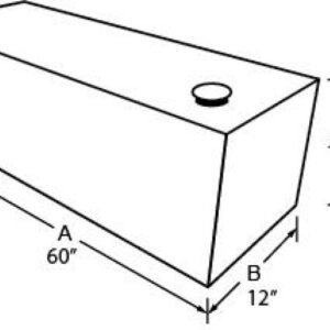 Tradesman Steel Full-Mid Size Vertical Liquid Storage Tank - Black