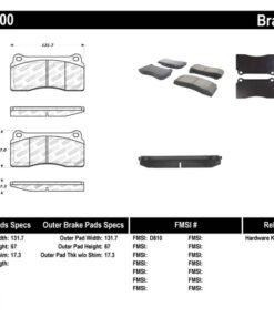 StopTech Performance 88-92 Ferrari F40 / 94-97 F50 Front & Rear Brake Pads