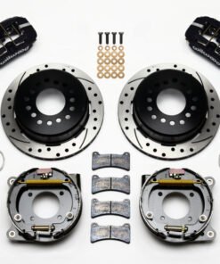 Wilwood Dynapro Low-Profile 11.00in P-Brake Kit Drilled Chevy 12 Bolt 2.75in Off w/ C-Clips