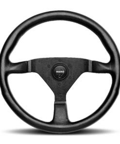 Momo Montecarlo Steering Wheel 320 mm - Black Leather/Black Stitch/Black Spokes