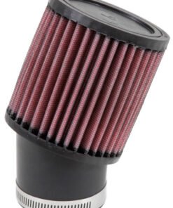 K&N Filter Universal Rubber Round Straight Filter 20 Deg Angled 2-7/16in Flange 3-3/4in OD 4in H