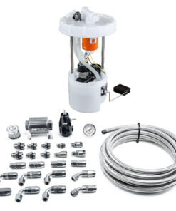 DeatschWerks 06-11 Honda Civic Si K20 DW400 Pump Module + Return Kit SS CPE