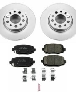 Power Stop 16-18 Fiat 500X Rear Z17 Evolution Geomet Coated Brake Kit