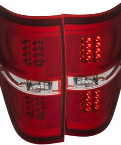 ANZO 2009-2013 Ford F-150 LED Taillights Red/Clear