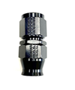 Fragola -6AN Real Street Straight Hose End Black For PTFE Hose