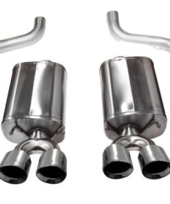 Corsa 09-13 Chevrolet Corvette C6 6.2L V8 Polished Sport Axle-Back Exhaust