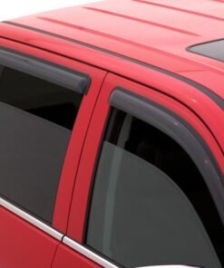 AVS 15-18 Chevy Silverado 2500 Ext. Cab Ventvisor Outside Mount Window Deflectors 4pc - Smoke