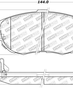 StopTech Street Touring 00-05 Lexus IS 250/300/350 Front Brake Pads