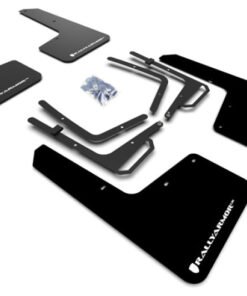 Rally Armor 17-19 Ford F-150 Raptor UR Black Mud Flap w/ White Logo