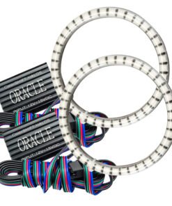 Oracle 15-21 Dodge Challenger Waterproof LED Fog Light Halo Kit - ColorSHIFT