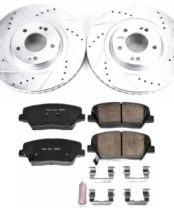 Power Stop 13-18 Hyundai Santa Fe Sport Front Z23 Evolution Sport Brake Kit