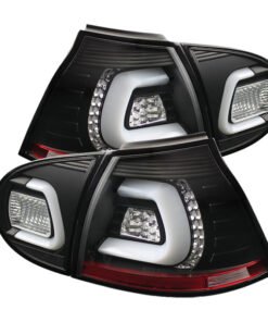 Spyder Volkswagen Golf V 06-09 LED TURN SIGNAL LED Tail Lights Black ALT-YD-VG03-LED-BK