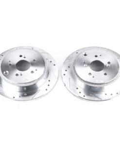 Power Stop 01-06 Acura MDX Rear Evolution Drilled & Slotted Rotors - Pair