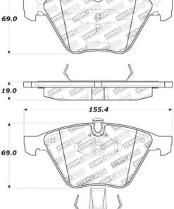 StopTech Street Touring 11-12 BMW Z4 (E86) Front Brake Pads