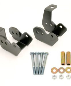 BMR 82-02 3rd Gen F-Body Bolt-On Control Arm Relocation Brackets - Black Hammertone