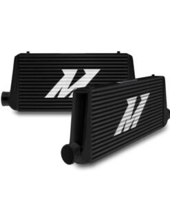 Mishimoto Universal Black R Line Intercooler Overall Size: 31x12x4 Core Size: 24x12x4 Inlet / Outlet