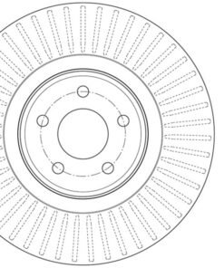 StopTech 14.5+ Ford Focus ST Front Right Slotted Performance Rotor
