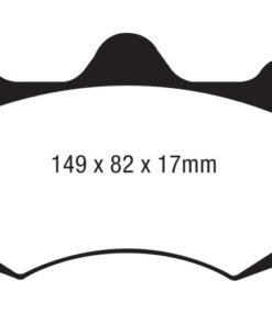 EBC AP Racing Caliper CP7040 Yellowstuff Brake Pads