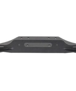 Fishbone Offroad 97-06 Jeep Wrangler TJ Winch Plate Steel - Black Textured Powdercoat Piranha Series