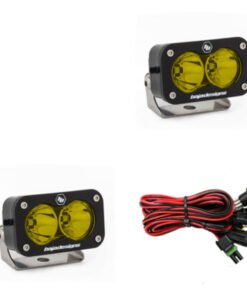 Baja Designs S2 Pro Series LED Light Pods Amber Lens Work/Scene Pattern - Pair