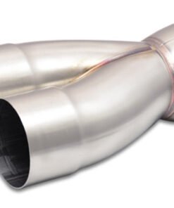 Vibrant 2-1 SS Merge Collectors (3in Inlet Slipover ID 4in Outlet OD) - Sold Individually