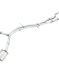 AWE Tuning Audi B9 S4 Touring Edition Exhaust - Non-Resonated (Black 102mm Tips)